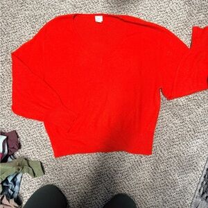A New Day Cozy Red Sweater